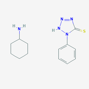B011957 5H-Tetrazole-5-thione, 1,2-dihydro-1-phenyl-, compd. with cyclohexanamine (1:1) CAS No. 102853-44-1