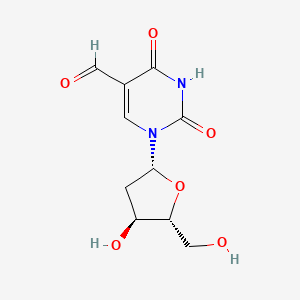 molecular formula C10H12N2O6 B1195723 5-甲酰-2'-脱氧尿苷 CAS No. 4494-26-2