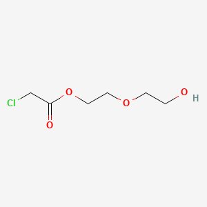 molecular formula C6H11ClO4 B1195729 2-(2-Hydroxyethoxy)ethyl chloroacetate CAS No. 52637-01-1