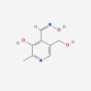 3-Hydroxy-5-(hydroxymethyl)-2-methylisonicotinaldehyde oxime