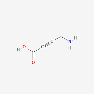 molecular formula C4H5NO2 B1195735 4-Aminobut-2-ynoic acid CAS No. 34014-16-9