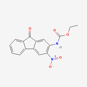 ethyl 3-nitro-9-oxo-9H-fluoren-2-ylcarbamate