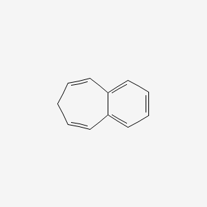 molecular formula C11H10 B1195745 7H-benzocycloheptene 