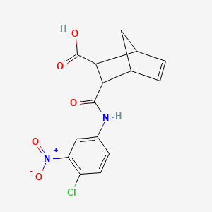 3-[(4-Chloro-3-nitrophenyl)carbamoyl]bicyclo[2.2.1]hept-5-ene-2-carboxylic acid