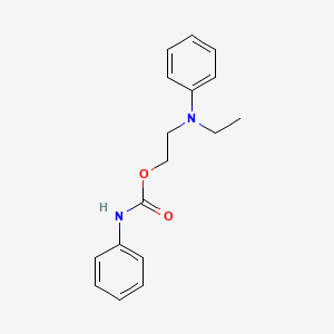 2-(N-Ethylanilino)ethyl carbanilate