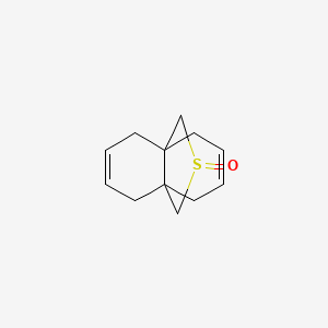 4alpha,8alpha-(Methanothiomethano)naphthalene, 1,4,5,8-tetrahydro-, 10-oxide