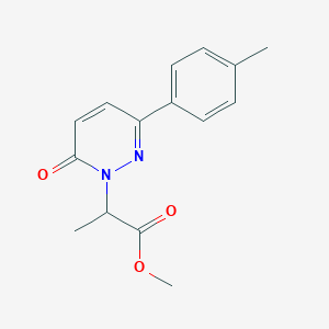 methyl 2-(3-(4-methylphenyl)-6-oxo-1(6H)-pyridazinyl)propanoate