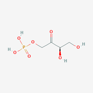 molecular formula C4H9O7P B1195775 D-erythrulose 1-phosphate 