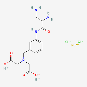 molecular formula C14H20Cl2N4O5Pt B1195784 Dcmda-Pt CAS No. 110947-34-7