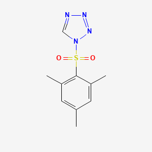 molecular formula C10H12N4O2S B1195789 2,4,6-Trimethylbenzenesulfonyltetrazole CAS No. 59128-89-1