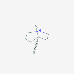 molecular formula C9H13N B119579 5-Ethynyl-1-azabicyclo[3.2.1]octane CAS No. 142483-61-2