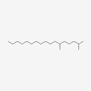 molecular formula C19H40 B1195816 2,6-二甲基十七烷 CAS No. 54105-67-8