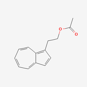 molecular formula C14H14O2 B1195817 1-菂烯乙醇，醋酸酯 