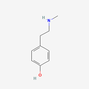 molecular formula C9H13NO B1195820 N-Methyltyramine CAS No. 370-98-9