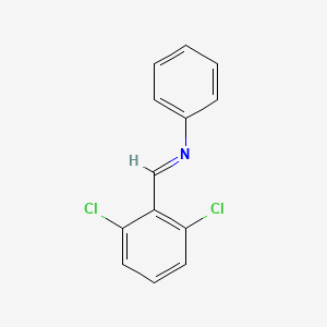 B1195828 N-(2,6-Dichlorobenzylidene)aniline CAS No. 33629-92-4