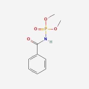 molecular formula C9H12NO4P B11958382 Dimethyl benzoylphosphoramidate CAS No. 24856-23-3