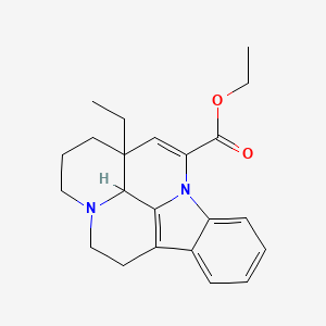 molecular formula C22H26N2O2 B1195840 乙基埃布那明-14-羧酸酯 CAS No. 77549-94-1