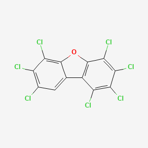 molecular formula C12HCl7O B1195849 1,2,3,4,6,7,8-七氯二苯并呋喃 CAS No. 38998-75-3