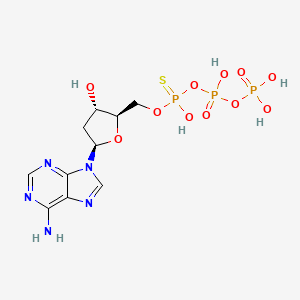 molecular formula C10H16N5O11P3S B1195859 Datpalphas CAS No. 64145-28-4
