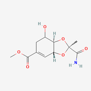 molecular formula C11H15NO6 B1195879 Dioxolamycin CAS No. 91432-46-1