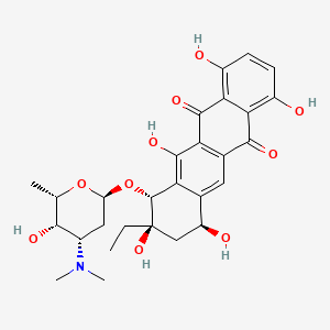 molecular formula C28H33NO10 B1195881 Alldimycin C CAS No. 94818-02-7