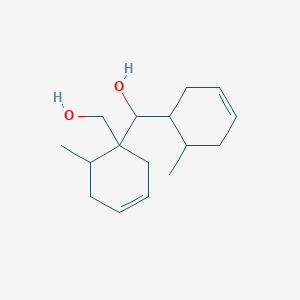 [1-(Hydroxymethyl)-6-methylcyclohex-3-en-1-yl](6-methylcyclohex-3-en-1-yl)methanol