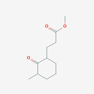 Cyclohexanepropanoic acid, 3-methyl-2-oxo-, methyl ester