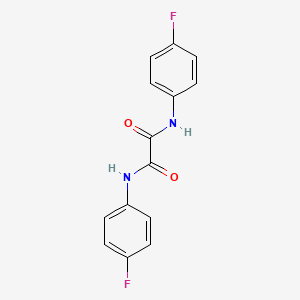 molecular formula C14H10F2N2O2 B11958847 N,N'-bis(4-fluorophenyl)oxamide CAS No. 10197-51-0