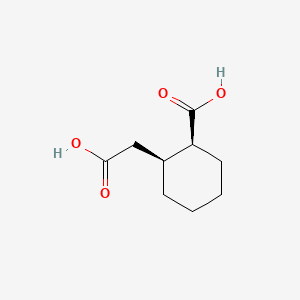 molecular formula C9H14O4 B1195888 cis-2-Carboxycyclohexyl-acetic acid CAS No. 14715-37-8