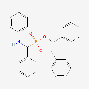 Dibenzyl (alpha-anilinobenzyl)-phosphonate