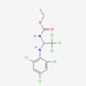 (2,2,2-Trichloro-1-(2,4,6-trichloro-phenylamino)-ET)-carbamic acid ethyl ester