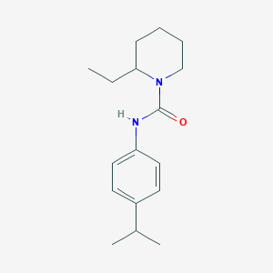 2-ethyl-N-[4-(propan-2-yl)phenyl]piperidine-1-carboxamide