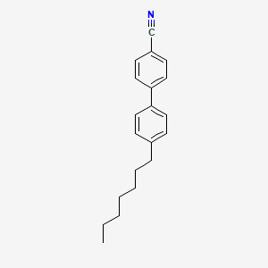 molecular formula C20H23N B1195896 4'-Heptyl-4-biphénylcarbonitrile CAS No. 41122-71-8