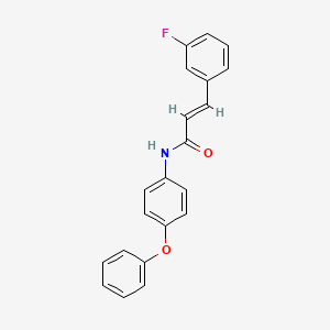 3-(3-Fluorophenyl)-N-(4-phenoxyphenyl)-2-propenamide