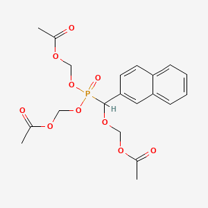 molecular formula C20H23O10P B1195903 Hnmpa-(AM)3 CAS No. 120944-03-8