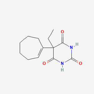 molecular formula C13H18N2O3 B1195907 Heptabarbital CAS No. 509-86-4