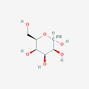 molecular formula C6H12O6 B119591 (3S,4S,5R,6R)-6-(Hydroxymethyl)(213C)oxane-2,3,4,5-tetrol CAS No. 70849-29-5