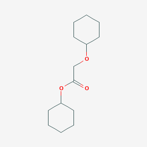 molecular formula C14H24O3 B11959100 Cyclohexyl (cyclohexyloxy)acetate CAS No. 51122-93-1