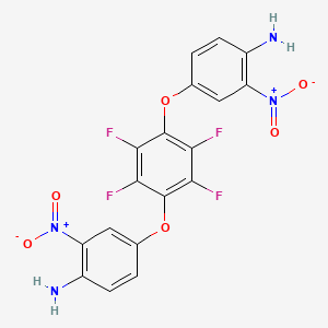 4-[4-(4-Amino-3-nitrophenoxy)-2,3,5,6-tetrafluorophenoxy]-2-nitrophenylamine