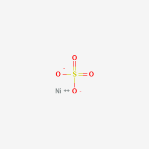 molecular formula NiSO4<br>NiO4S B1195911 硫酸镍 CAS No. 7786-81-4