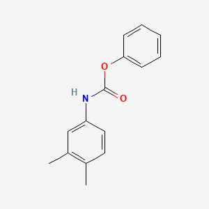 molecular formula C15H15NO2 B11959117 Phenyl N-(3,4-xylyl)carbamate 