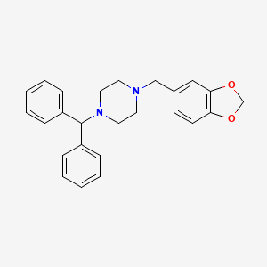 molecular formula C25H26N2O2 B1195913 Medibazine CAS No. 53-31-6