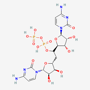 B1195919 Cytidylyl-(3'-5')-3'-cytidylic acid CAS No. 3150-34-3