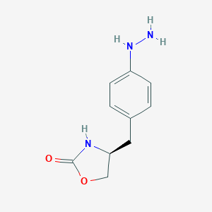 B119592 (S)-4-(4-hydrazinobenzyl)-2-oxazolidinone CAS No. 187975-62-8