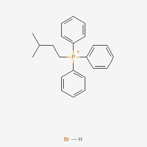 molecular formula C23H27BrP+ B11959207 Isoamyl triphenylphosphonium bromide 