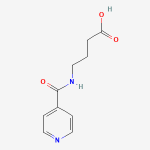 B1195924 4-(Isonicotinoylamino)butanoic acid CAS No. 67036-49-1