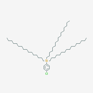 (4-Chlorophenyl)trihexadecylsilane