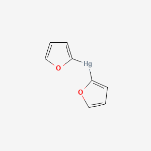 molecular formula C8H6HgO2 B11959282 Mercury, di-2-furanyl- CAS No. 28752-79-6