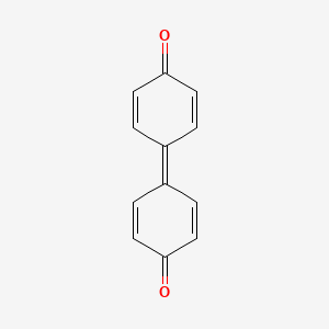 molecular formula C12H8O2 B1195943 Diphenoquinone CAS No. 494-72-4
