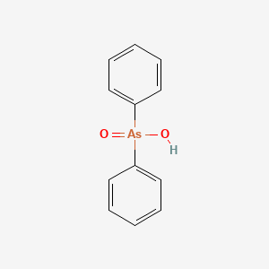 molecular formula C12H11AsO2 B1195955 Diphenylarsinic acid CAS No. 4656-80-8